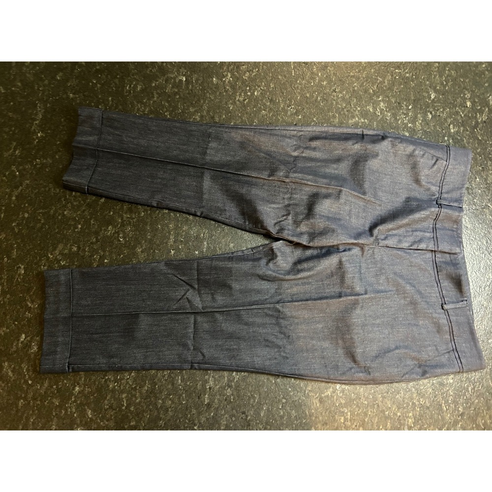 New York & Company 7th Avenue Design Studio Denim Trousers Cuffed Blue Womens 14
